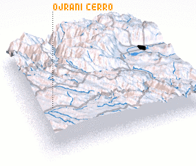 3d view of Cerro Ojrani